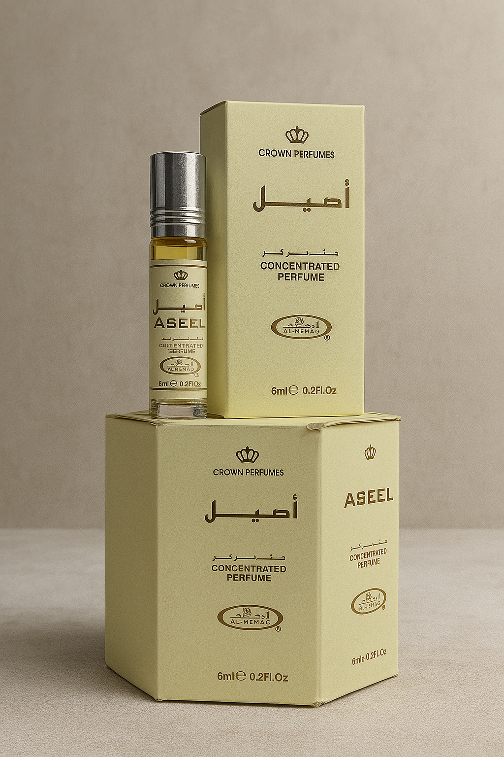 Aseel Concentrated Perfume – Crown Perfumes by Al-Rehab (6ml)