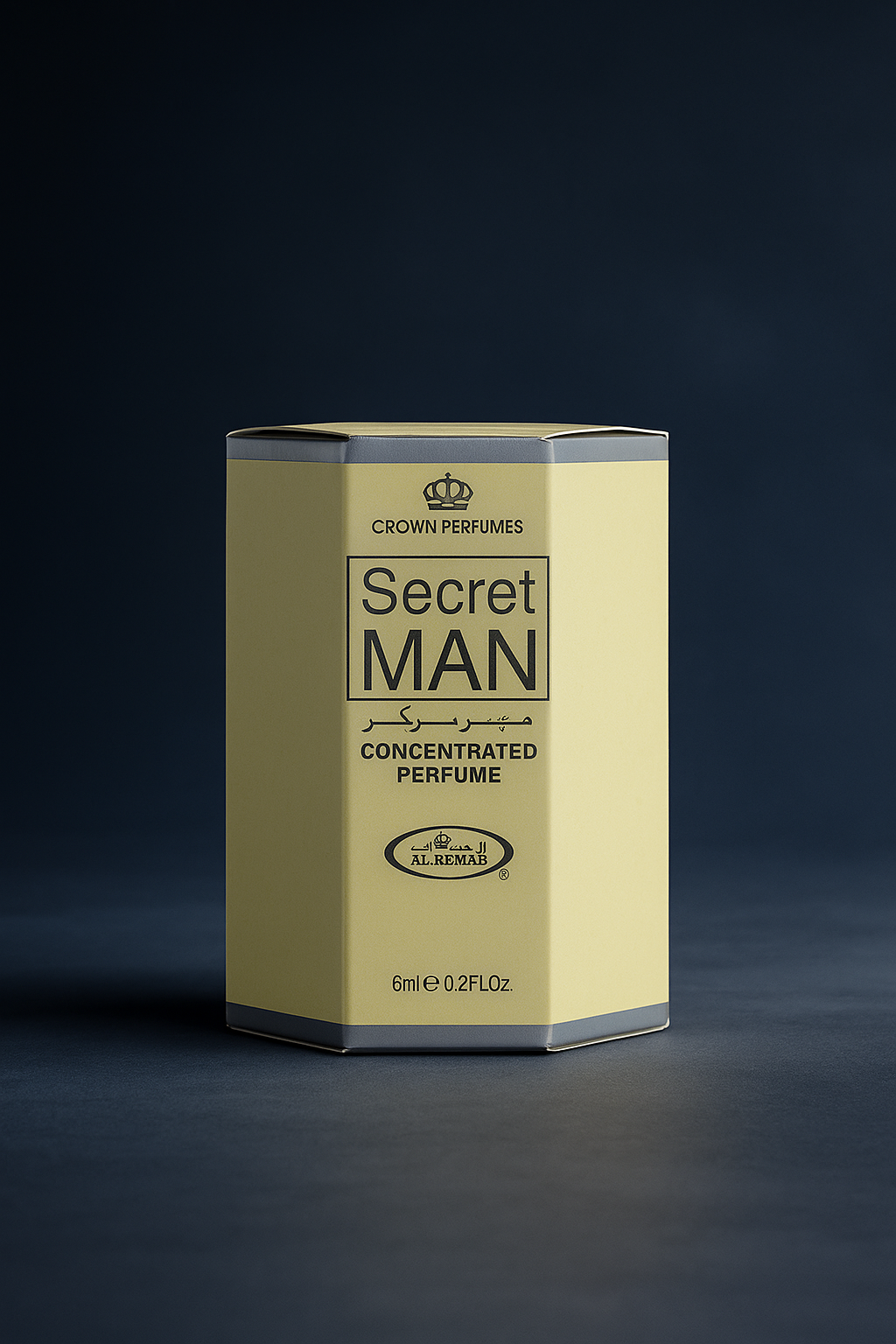 Secret Man Concentrated Perfume Oil 6ml – Pack of 6 | Crown Perfumes by Al-Rehab